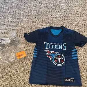 Youth Tennessee Titans Navy Blue Shirt